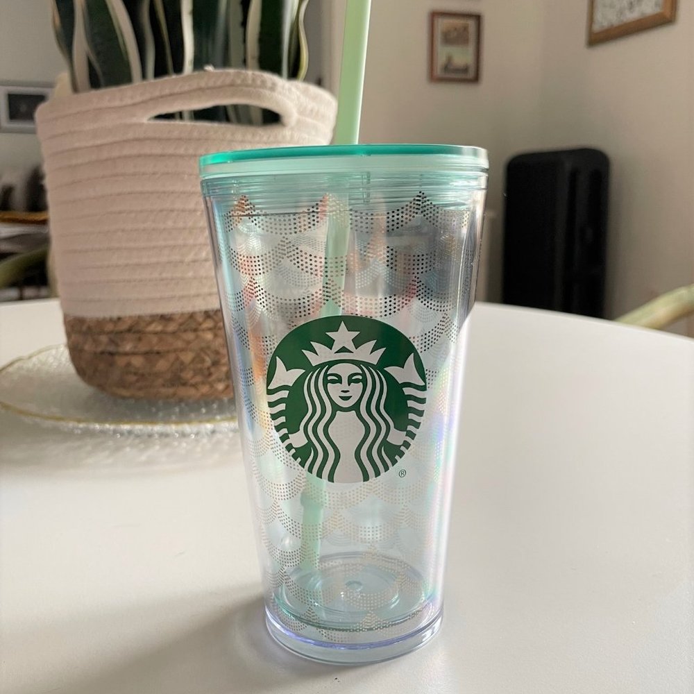 Starbucks Tumbler  Iridescent Mermaid Siren Scales Venti